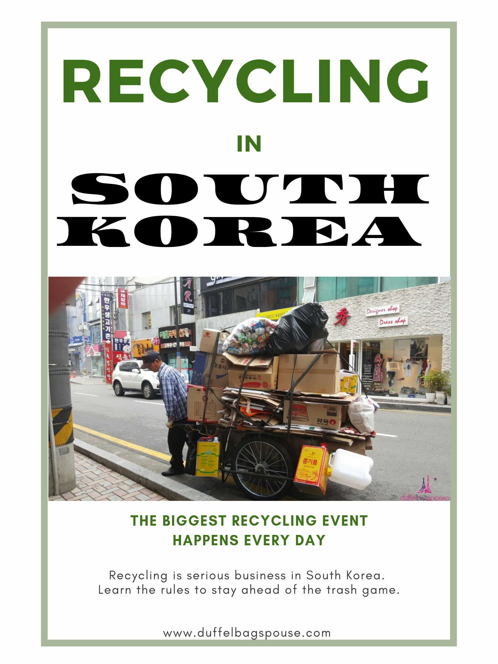 Your Ultimate Guide to Recycling in South Korea Dbs travels